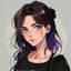 二次元同人创作者用户头像，动漫插画风格，ntr姐姐创作社群成员