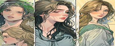 ntr姐姐同人漫画封面插图，精美手绘风格，情感向剧情创作，二次元同人文化代表作品